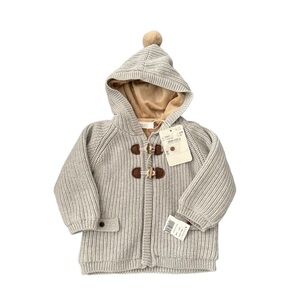 NWT! Mayoral Lined Cardigan / Pram Coat, Color Grey, Size 6-9M
